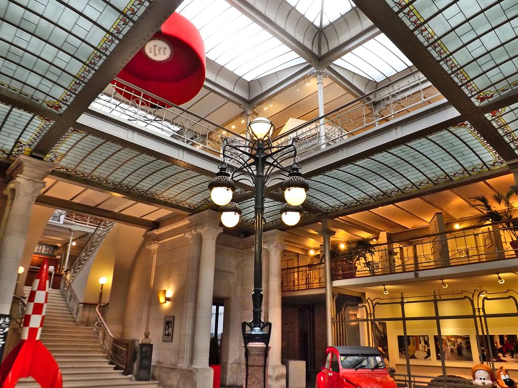Entrance hall of the Belgian Comic Strip Center