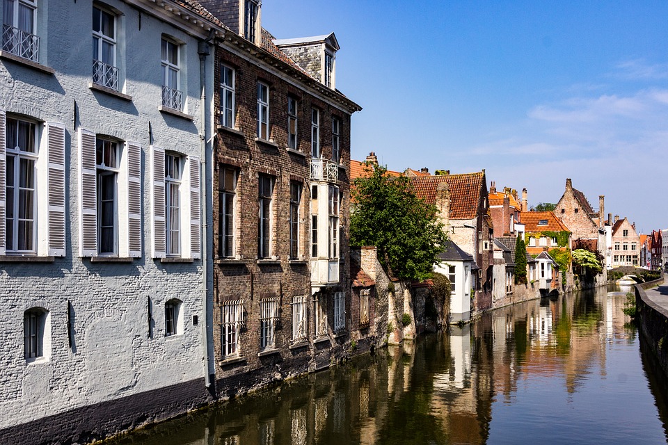Canal Bruges, Belgium
