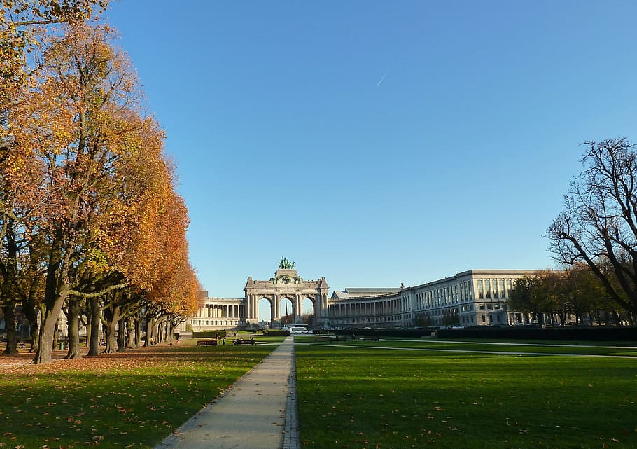 Brussels in fall