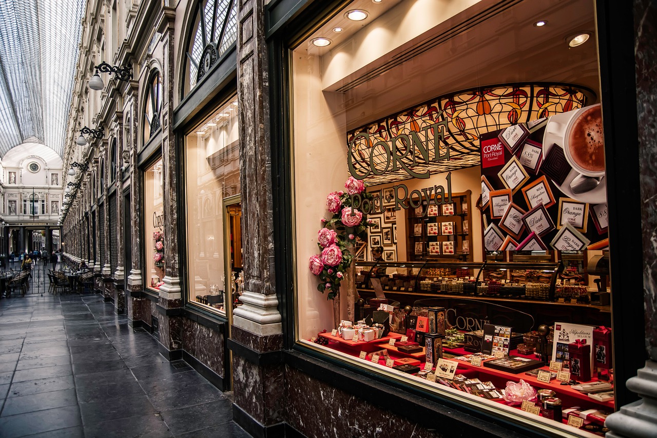 Brussels chocolate shop