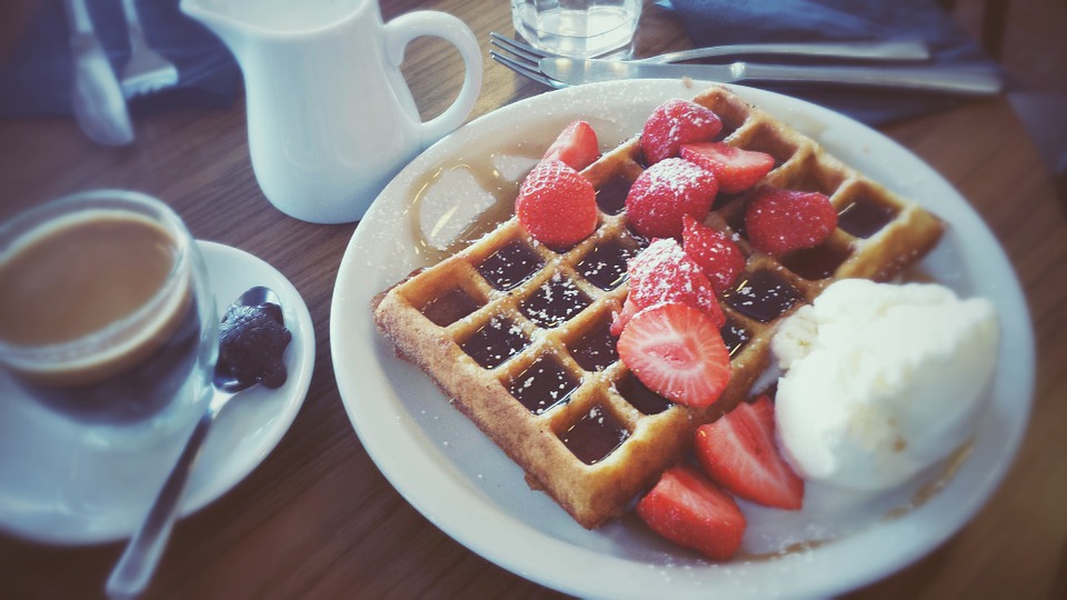 Waffles Belgian Dessert