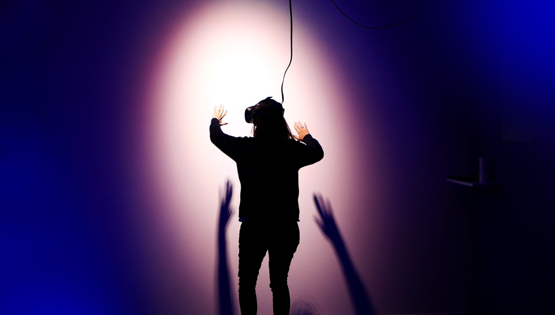 Person with VR headset